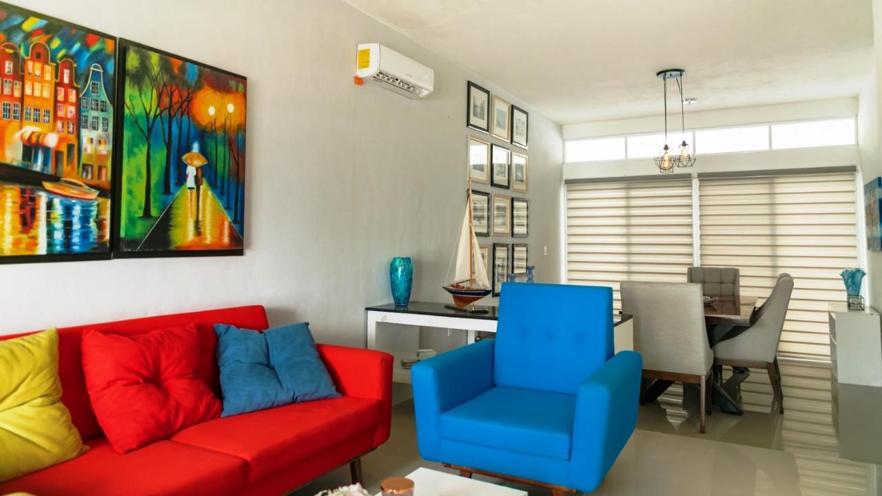 Confortable Casa En Cozumel, Condominio Con Vista Al Mar # 10 Экстерьер фото